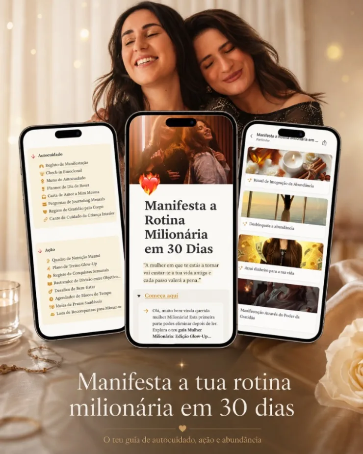 Manifesta a Tua Rotina Milionária em 30 Dias — guia em Notion